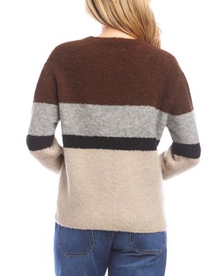 Colorblocked Crewneck Sweater