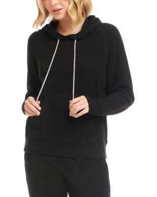 Rhinestone Drawstring Hoodie