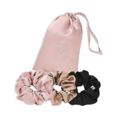 Silk Scrunchies, Set of 3