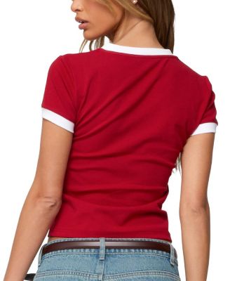 Santa Monica V Neck T Shirt