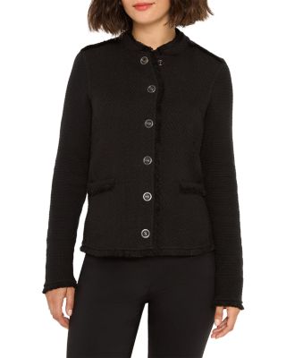 Fringe Trim Military Jacket