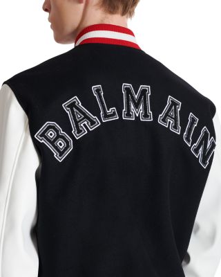 Mixed Media Varsity Jacket