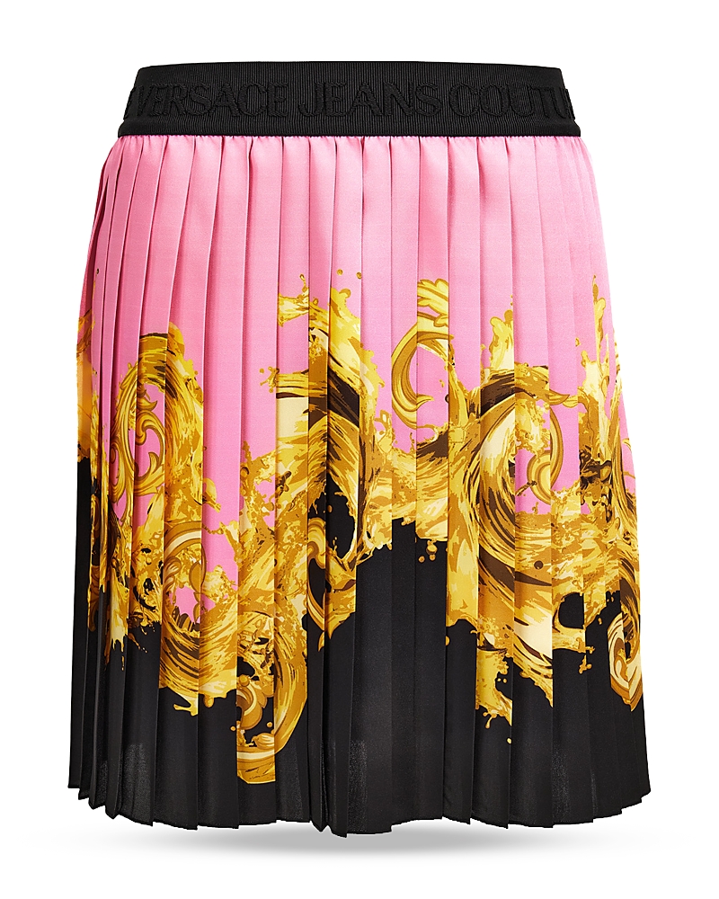 Versace Jeans Couture Twill Pan Wave Skirt