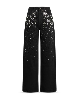 The Harlowe Stone Embellished Jeans in Constellation