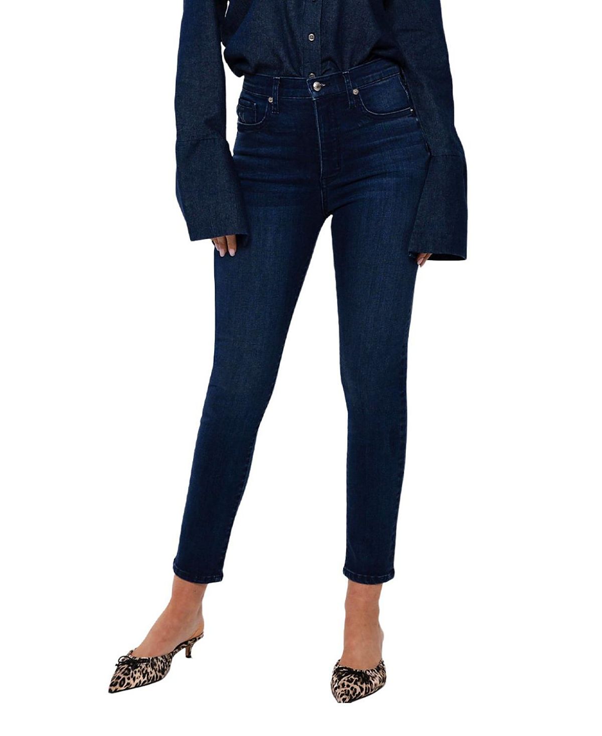 Rudes Denim High Rise George Slim Skinny Jeans