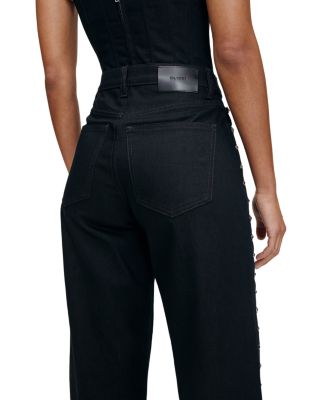 Kaylen Soft Curve High Rise Jeans in Eternity Embellished