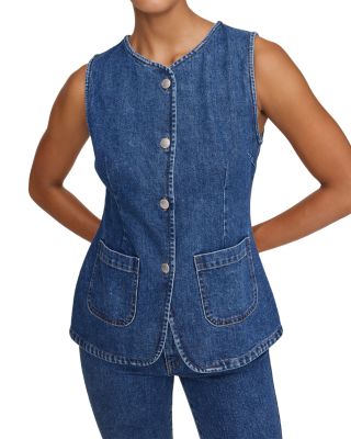 Amalie Denim Top