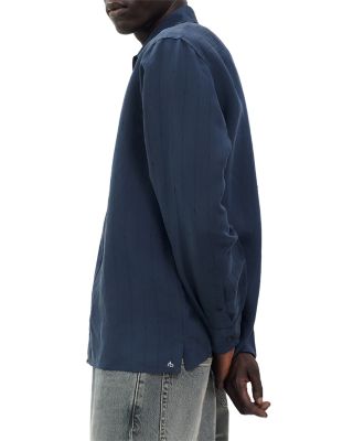 Dalton Jacquard Button Front Shirt