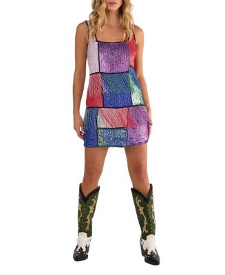 women's tall dress Midi Cross Back Sleeveless for Women in Black XL / Tall / Black Sky Blue Wedding Guest 5% spandex Shrinkage Color:Kaleidoscope colorgrp-38492