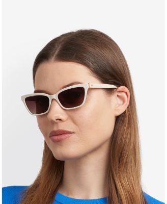 Aisha Rectangle Sunglasses, 55mm