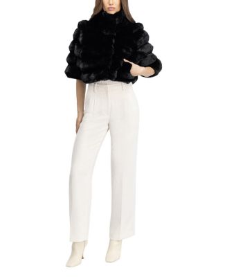 Faux Fur Chinchilla Bolero