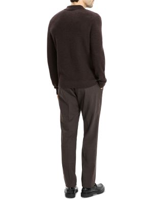 Cashmere Long Sleeve Polo Shirt