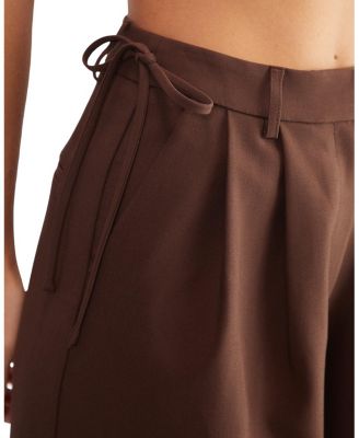 Premium Tailored Tie Detail Pants