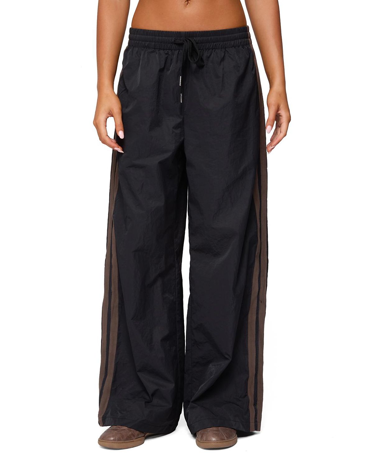 Edikted Kieran Stripey Nylon Track Pants