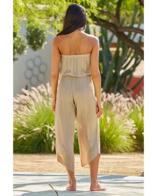 Radiance Strapless Swim Cover-Up Jumpsuit