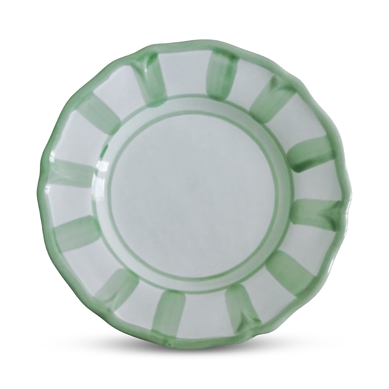 La Gabbianella Rimini Salad/dessert Plate In Green