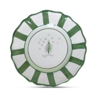Allegro Salad/Dessert Plate, Green Tree