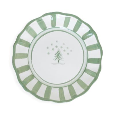 Allegro Dinner Plate, Green Tree