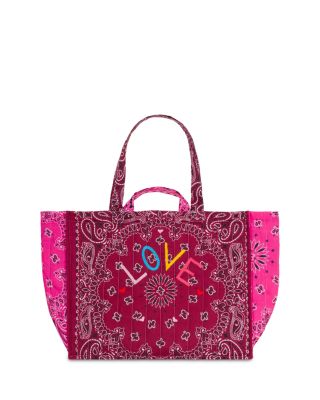 Maxi Cabas Quilted Bandana Tote