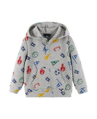 Boys' Varsity Print Hooded Sweatshirt and Pant Lounge Set - Little Kid, Big Kid