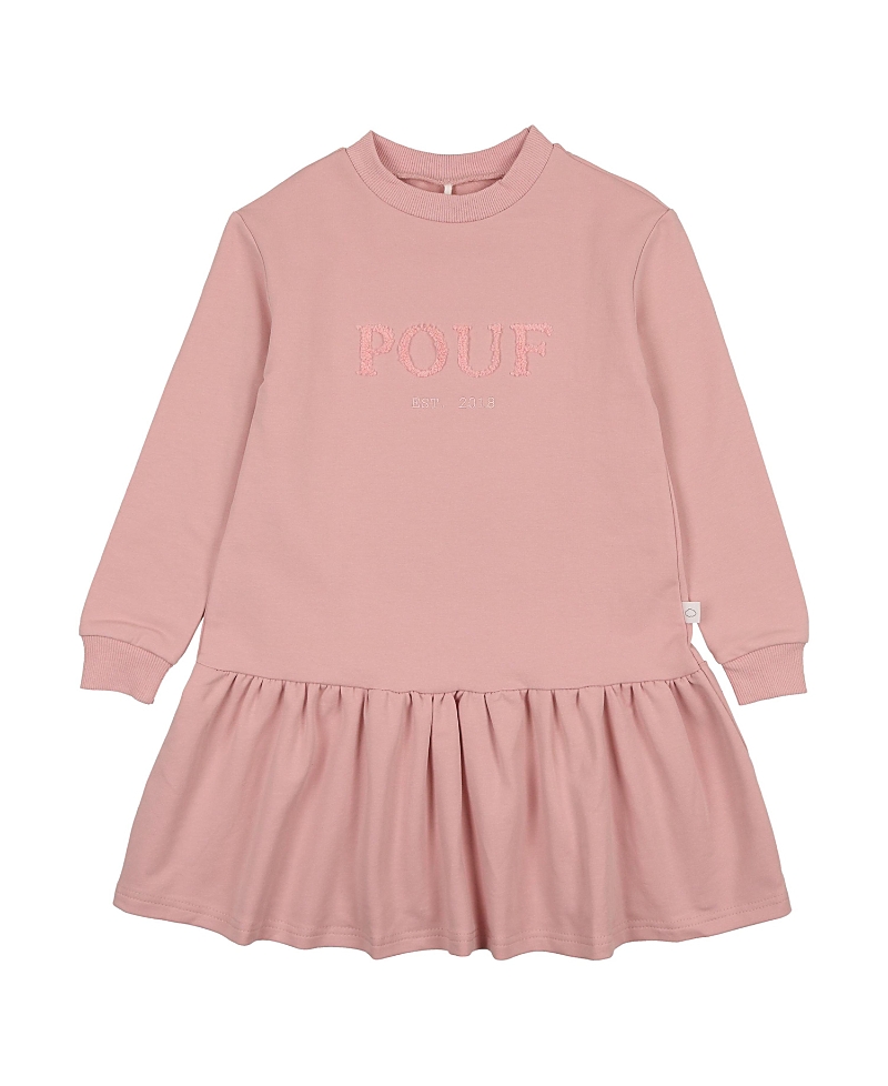 Pouf Girls' Sweater Dress - Little Kid, Big Kid In Pink