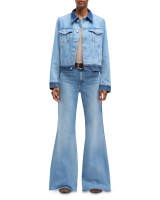 Retro High Rise Flare Jeans in Joker