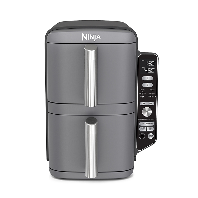 Ninja DoubleStack Xl 10 Qt, 6 in 1, 2 Basket Air Fryer, Space Saving Design