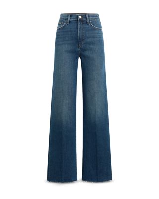 The Mia High Rise Wide Leg Ankle Jeans in Candor