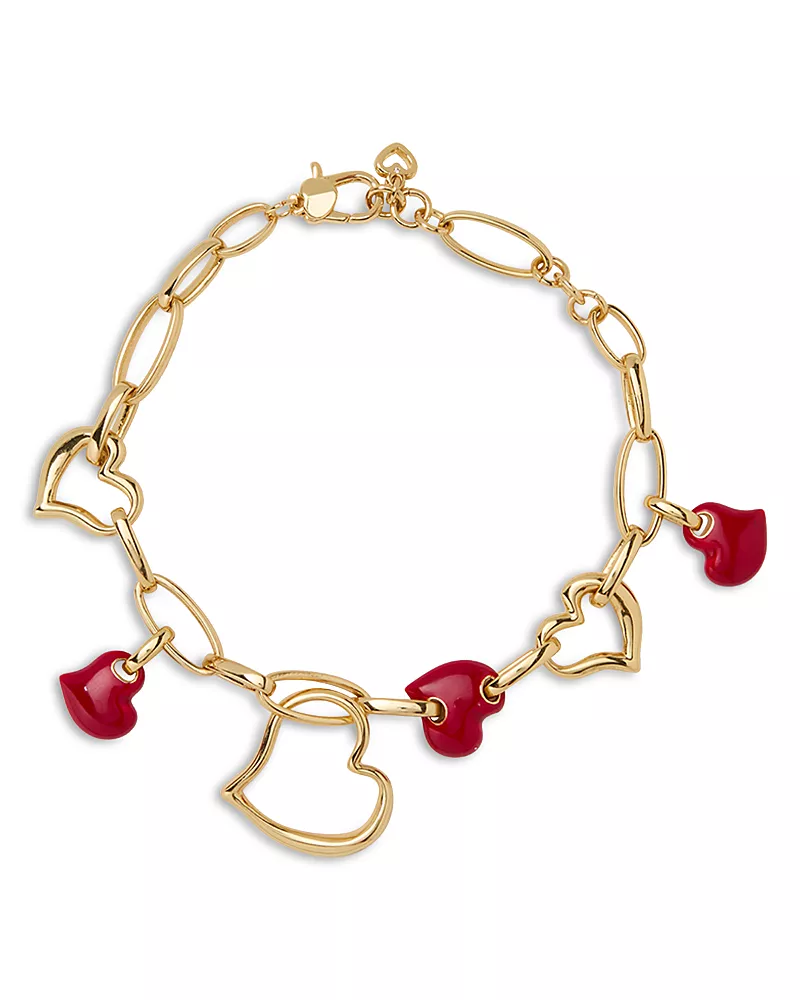 kate spade new york Amour Heart Charm Bracelet
