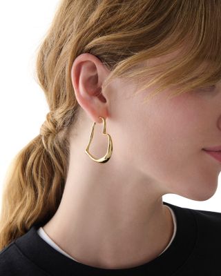 Amour Heart Hoop Earrings