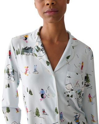 Printed Long Pajama Set