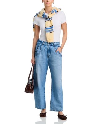 Lenox High Rise Barrel Jeans in Blondie