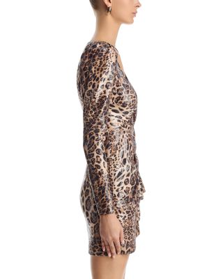 Sequin Animal Print Dress - Exclusive