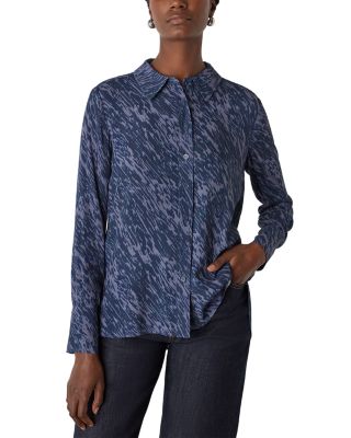 Abstract Marks Collared Shirt