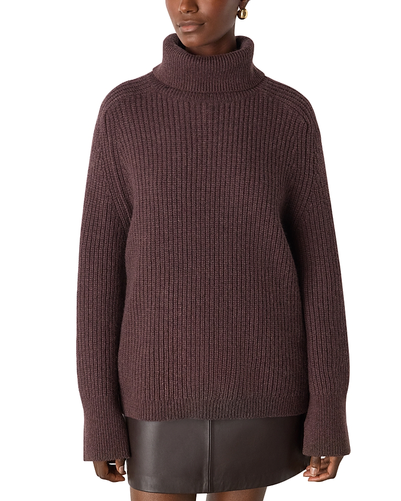 Whistles Heavy Gauge Roll Neck Knit Sweater