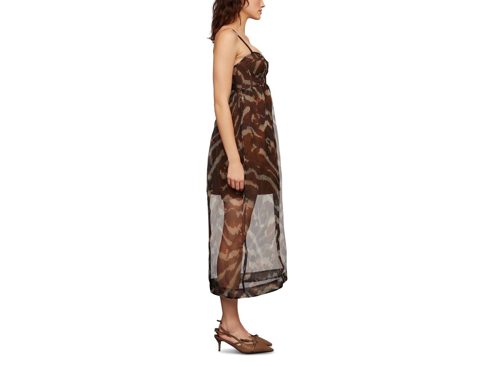Zarina Silk Bustier Dress — Image 5