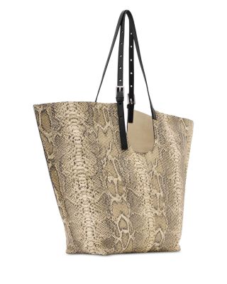Ara Snake Print East West Tote