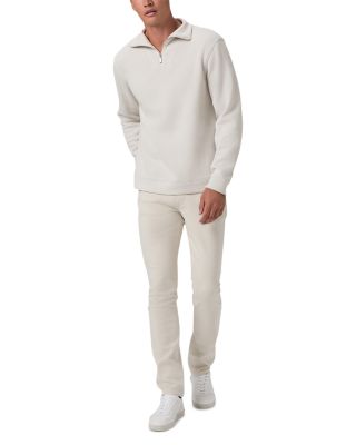 Orion Ribbed Quarter Zip Pullover Sweater