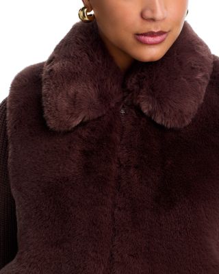 Faux Fur Cardigan - Exclusive