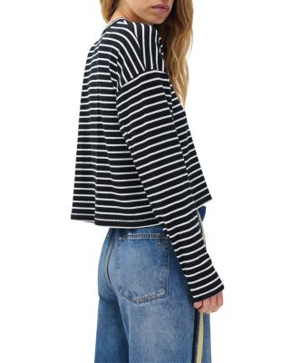 The Knit Stripe Crewneck Pullover