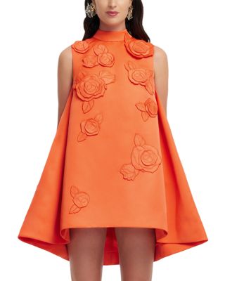 Fallon Appliqu&amp;eacute; Floral Minidress