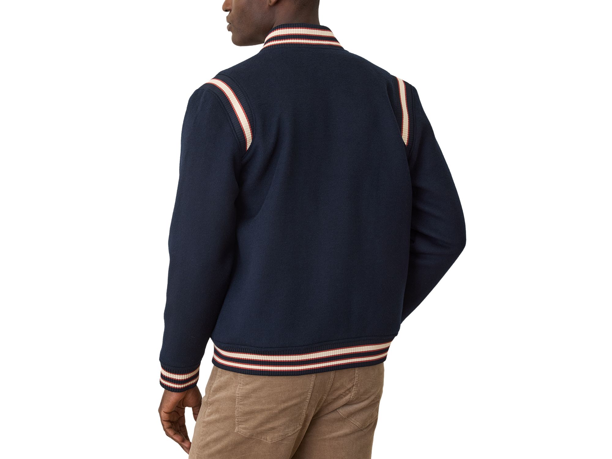 Fields Wool Blend Varsity Jacket — Image 3