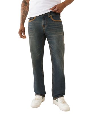 Ricky Super Flatlock Straight Fit Jeans in Greenland