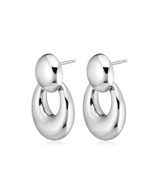  Sterling Silver In My Orbit Drop Earrings