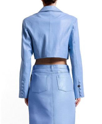 Poppy Leather Blazer