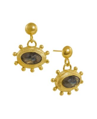 Zand Labradorite Drop Earrings