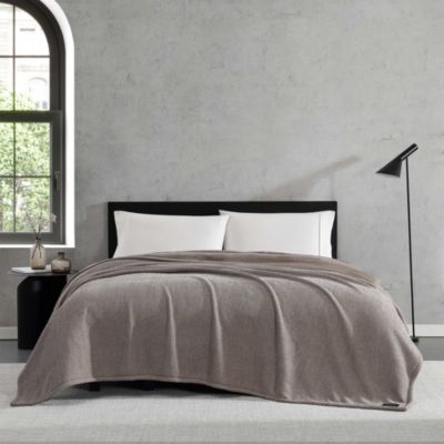 Chenille Jacquard Plush Blanket, Full/Queen