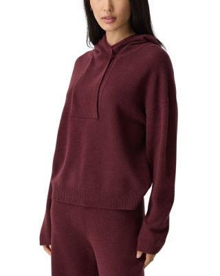 Wool Cashmere Felted Hoodie