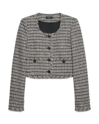 Textured Stripe U Neck Cardigan