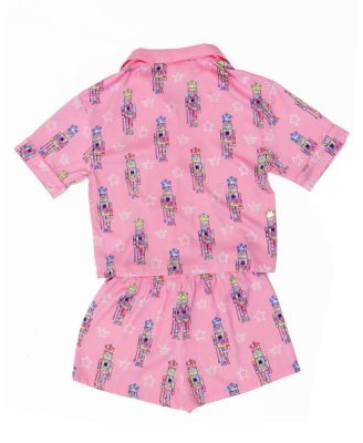 Girls' Silky Graffiti Nutcracker Short Sleeve Shorts Set - Little Kid, Big Kid